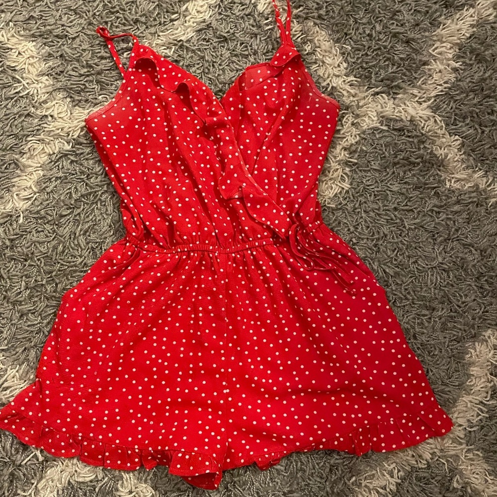 Polka dot romper